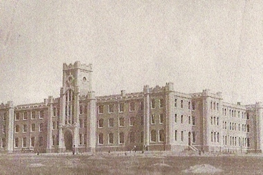 Photograph - Digital image, Loyola Seminary 3 [front facade] 1934, 1934_