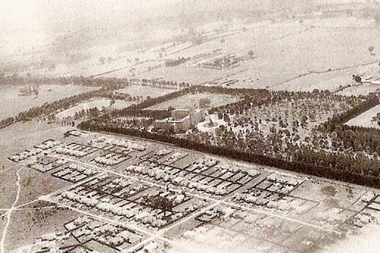 Photograph - Digital image, Loyola Seminary 7 [Aerial view with Surrounding Area] 1934, 1934_