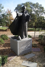 Photograph - Digital image, Jasmin Burge, St Ignatius Loyola statue 2012 (group of 4 photographs), 19/06/2012