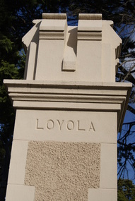 Photograph - Digital image, Jasmin Burge, Loyola gate post 2012, 19/06/2012