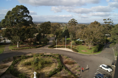 Photograph - Digital image, Jasmin Burge, Loyola: garden view from tower 2012, 19/06/2012
