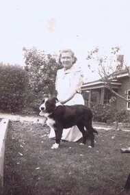 Photograph - Digital image, Iredale 3 [woman and dog], 1940c