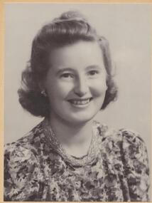 Photograph - Digital image, Bessie McPhee (Mrs Sambury), 1940c