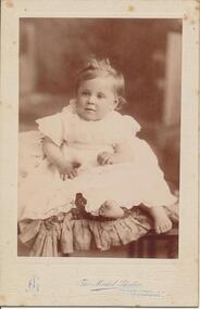 Photograph - Digital image, Betty Black [as infant], 1902c