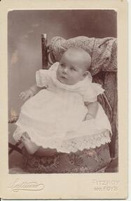 Photograph - Digital image, Dorris McLaughlin [as infant] 1899, 1899_