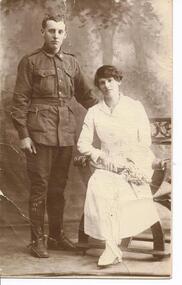 Photograph - Digital image, Florrie and Ivan Cooling, 1917c