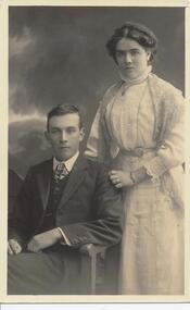 Photograph - Digital image, Jim and Mabel Bodycoat, 1910c