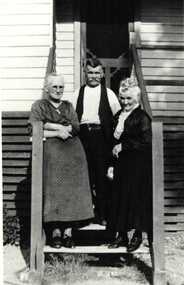 Photograph - Digital image, Caroline and Ferdinand Barnett and sister, 1940c