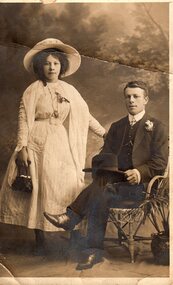 Photograph - Digital image, Ethyl and Jack Stock, 1914c
