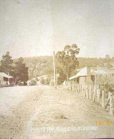 Photograph - Digital image, Main Street Greensborough, 1902