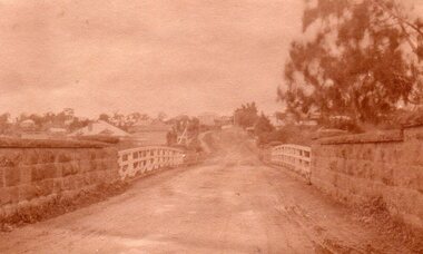 Photograph - Digital image, Main Street Bridge Greensborough, 1910c