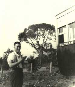Photograph - Digital image, Stanley Barnett and Heidelberg-Eltham bus, 1929c