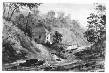 Photograph - Digital image, Mill on the Plenty River, 1870c