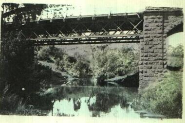 Photograph - Digital image, Old Bridge, Plenty River, 1911c