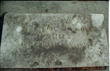 Photograph - Digital Image, Grave of Mary England at Greensborough Cemetery, 18/01/1951