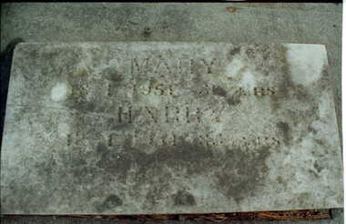 Photograph - Digital Image, Grave of Mary England at Greensborough Cemetery, 18/01/1951