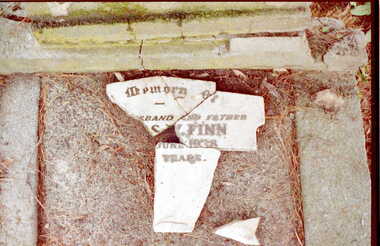Photograph - Digital Image, Grave of Thomas W Finn, Greensborough Cemetery, 17/06/1938