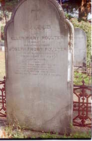 Photograph - Digital Image, Grave of Joseph Frost Poulter, Greensborough Cemetery, 18/11/1880
