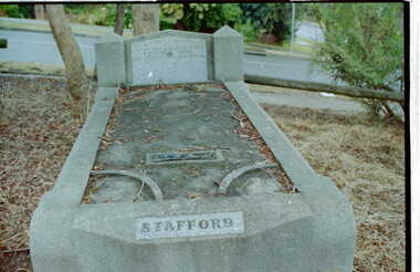 Photograph - Digital Image, Grave of Lillian M. Stafford, Greensborough Cemetery, 29/11/1943