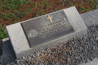 Photograph - Digital Image, Grave of John Huxley Carse, Greensborough Cemetery, 02/10/1926