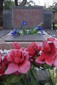 Photograph - Digital Image, William James (Billy) Jolly, William J Jolly and Adele Jolly, Greensborough Cemetery, 01/02/1945