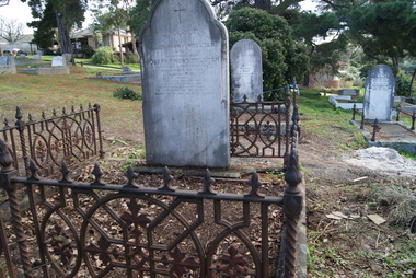 Photograph - Digital Image, Grave of Joseph Frost Poulter, Greensborough Cemetery, 18/11/1880
