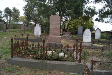 Photograph - Digital Image, Restored grave of John Scotland, Mary Colquhoun, Catherine Sievwright and Jessie Scotland, Greensborough Cemetery, 21/11/1888