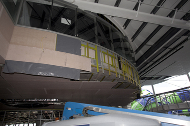 Photograph - Digital image, Watermarc under construction: Interior view of mezzanine from ground floor, 18/05/2012