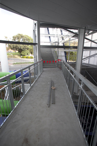 Photograph - Digital image, Watermarc under construction: Interior views of walkway and stairs, 18/05/2012