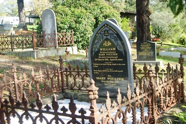 Photograph - Digital Image, Grave of William Poulter and Mary Poulter, Greensborough Cemetery, 13/03/1888