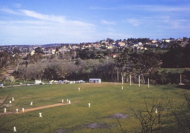 Photograph - Digital Image, Partington's Flat cricket match, 1960s