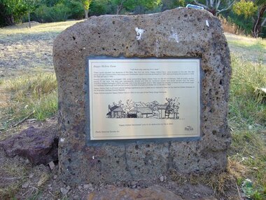 Photograph - Digital Image, Happy Hollow plaque, 05/02/1840o