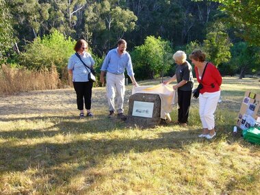 Photograph - Digital image, Unveiling Happy Hollow plaque, 24/10/2006