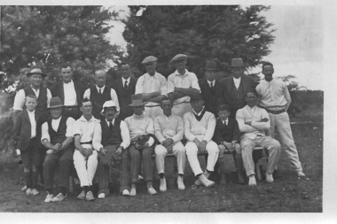 Photograph - Digital image, Cricket team, 1930c