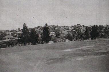 Photograph - Digital image, View from Greensborough Lower Oval, 1935c