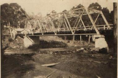 Photograph - Digital Image, Pipes over the Plenty River, 1950c
