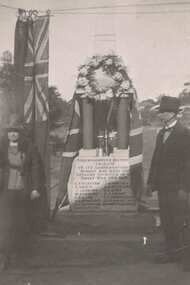 Photograph - Digital image, Fallen Soldier's Memorial Greensborough, 1923c