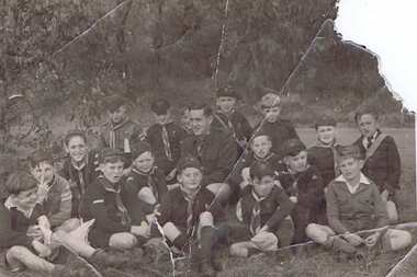Photograph - Digital image, Gary Partington's Scout troop, 1953_