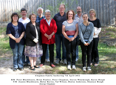 Photograph - Digital image, Chapman family gathering 2012, 07/04/2012