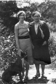 Photograph - Digital image, Jessie and her mother Annie May Partington, 1930c