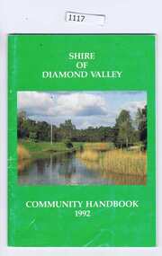 Book, Shire of Diamond Valley, The Shire of Diamond Valley Handbook 1992, 1992_