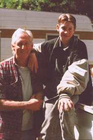 Photograph - Digital image, Wayne Leed and Son Jed (Cousin of Faye Fort nee Partington), 1970c