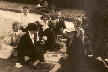 Photograph - Digital image, Greensborough Methodist Sunday School picnic, 1936_
