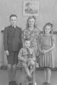 Photograph - Digital Image, Trevor, Elinor, Faye and Gary Partington, 1948c