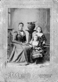 Photograph - Digital image, Prudence Partington with Doris and Ivy, 1897c