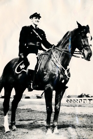 Photograph - Digital image, Trevor Partington, mounted police, 1960c