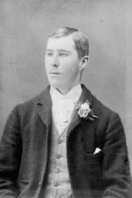 Photograph - Digital image, William Partington on wedding day, 1898_