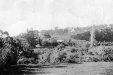 Photograph - Digital image, Willis Vale [house from distance], 1932c