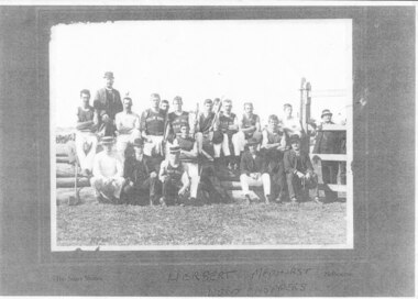 Photograph - Digital image, Woodchop Team, 1912c