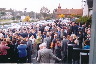 Photograph - Digital image, Trevor Partington's funeral 2002, 09/08/2002